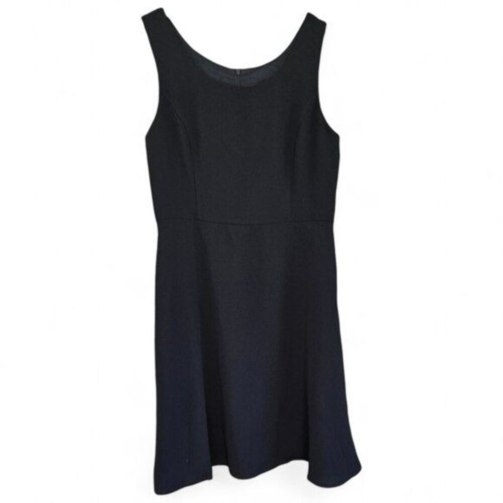 NWT Coldwater Creek Black Sleeveless A-Line Dress Size 14 Womens Classic Fit